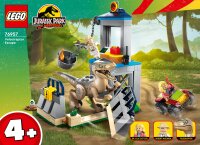 LEGO® Jurassic Park Flucht des Velociraptors (76957);...