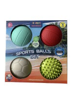 Sport-Balls 4 Bälle im Set farbig Wasser- und...