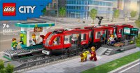 LEGO® City Straßenbahn mit Haltestelle (60423);...