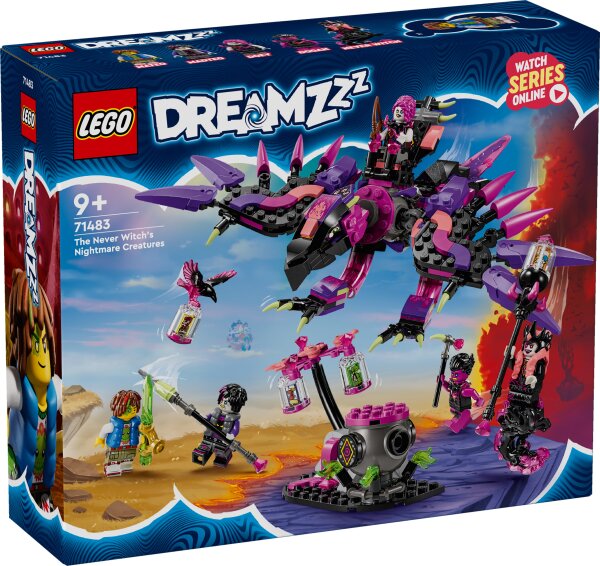 LEGO® DREAMZzz™ Die Albtraumkreaturen der Nimmerhexe (71483)