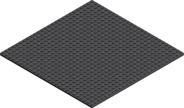 Hubelino pi Grundplatte schwarz 440037